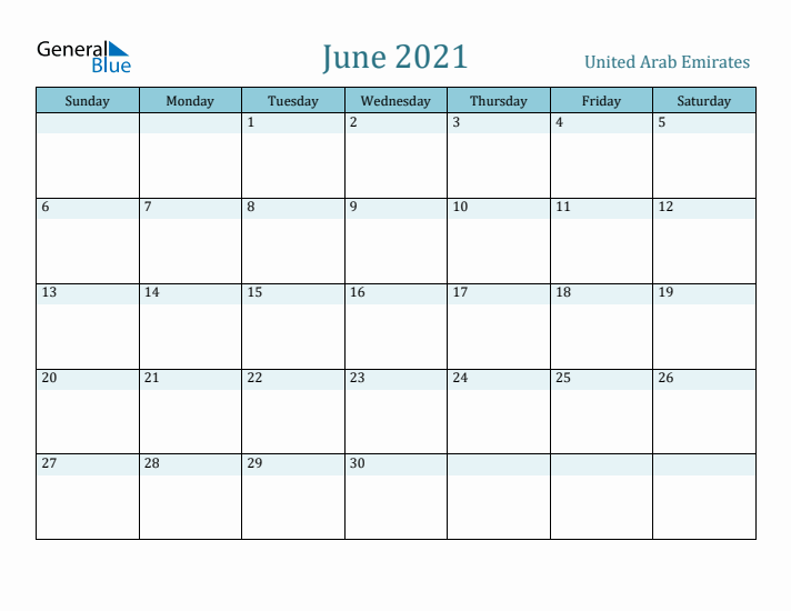 June 2021 Calendar with Holidays