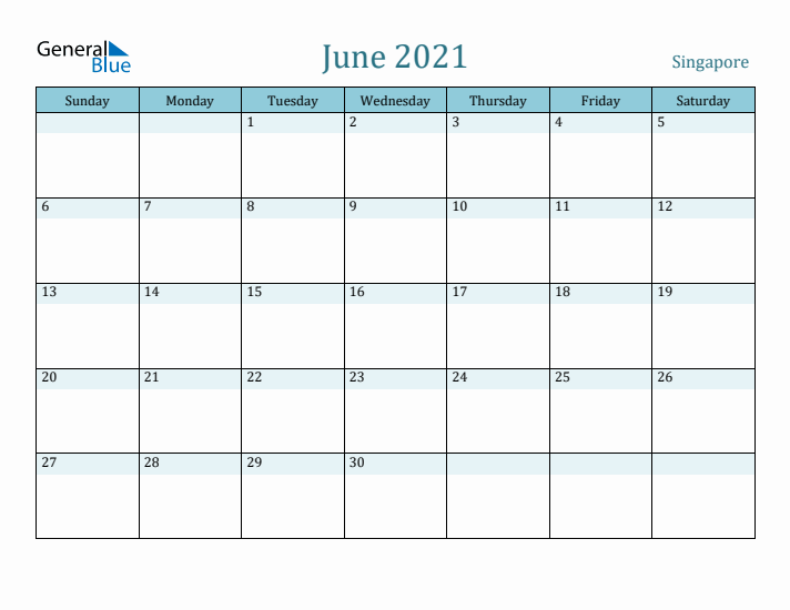 June 2021 Calendar with Holidays