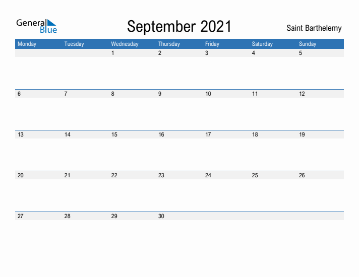 Fillable September 2021 Calendar