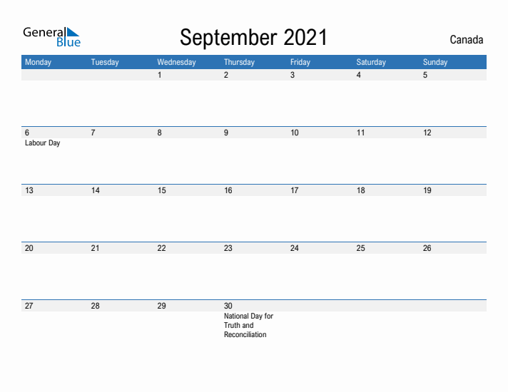 Fillable September 2021 Calendar