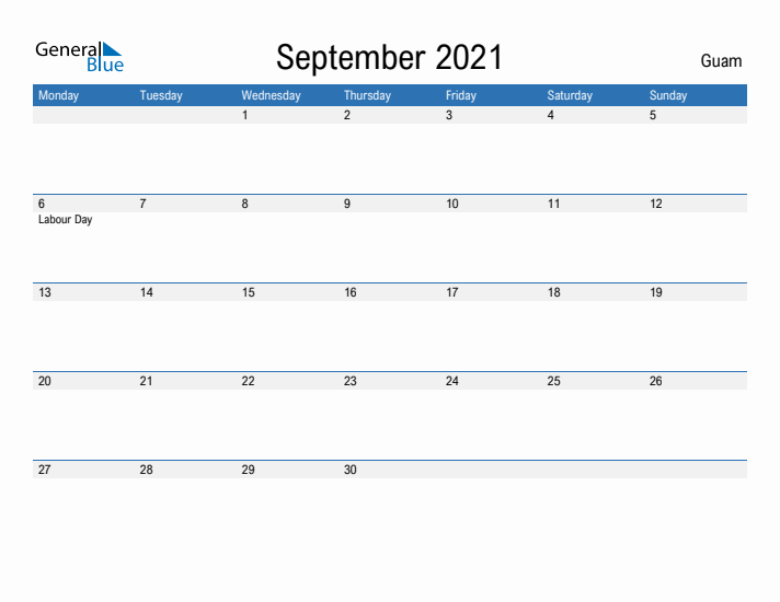 Fillable September 2021 Calendar