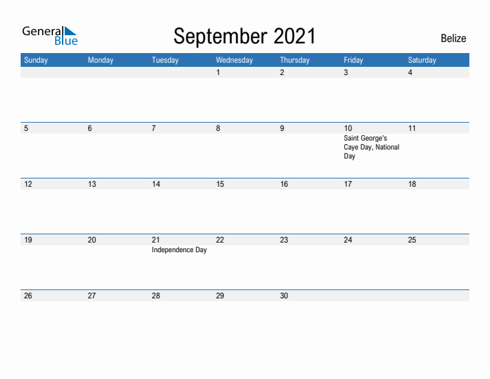 Fillable September 2021 Calendar