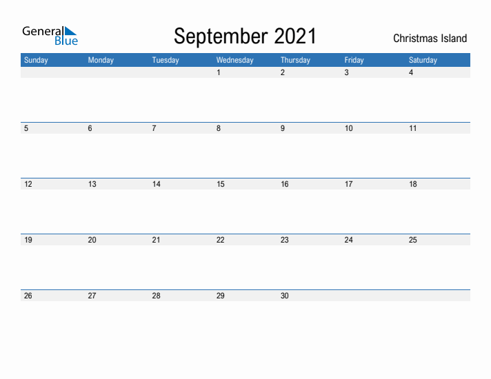 Fillable September 2021 Calendar