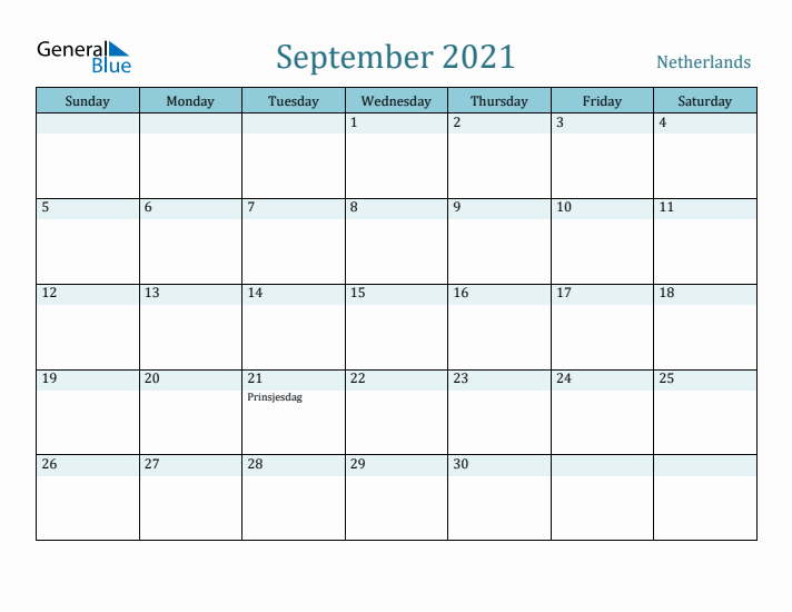 September 2021 Calendar with Holidays