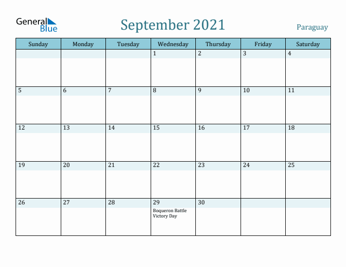 September 2021 Calendar with Holidays