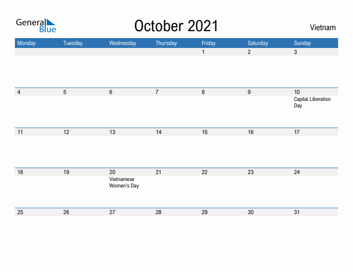 Fillable October 2021 Calendar