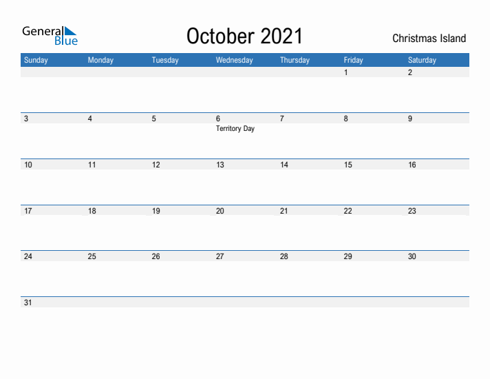 Fillable October 2021 Calendar