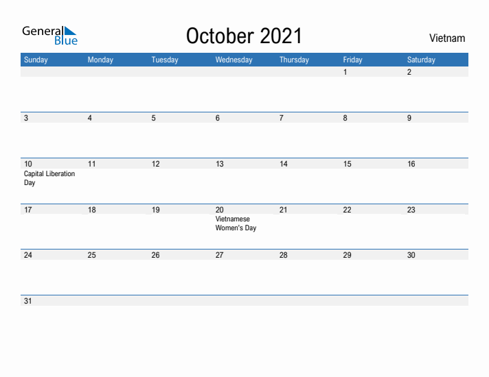 Fillable October 2021 Calendar