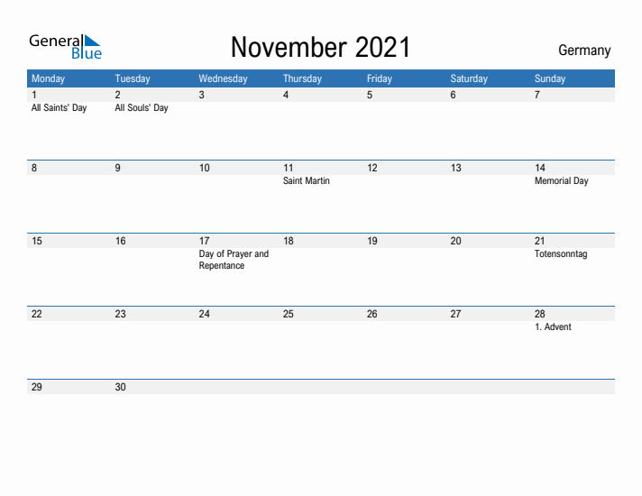 Fillable November 2021 Calendar