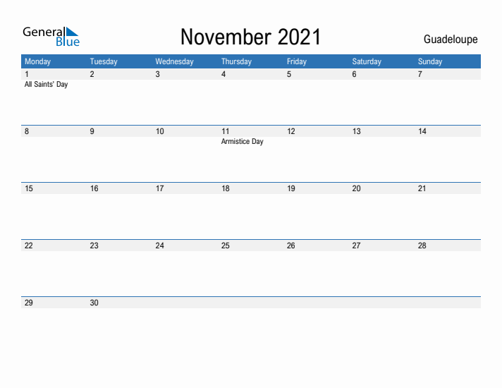 Fillable November 2021 Calendar