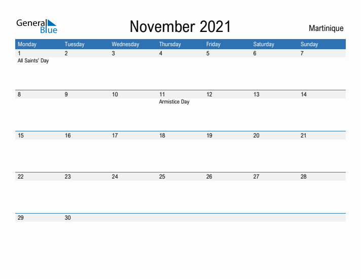 Fillable November 2021 Calendar