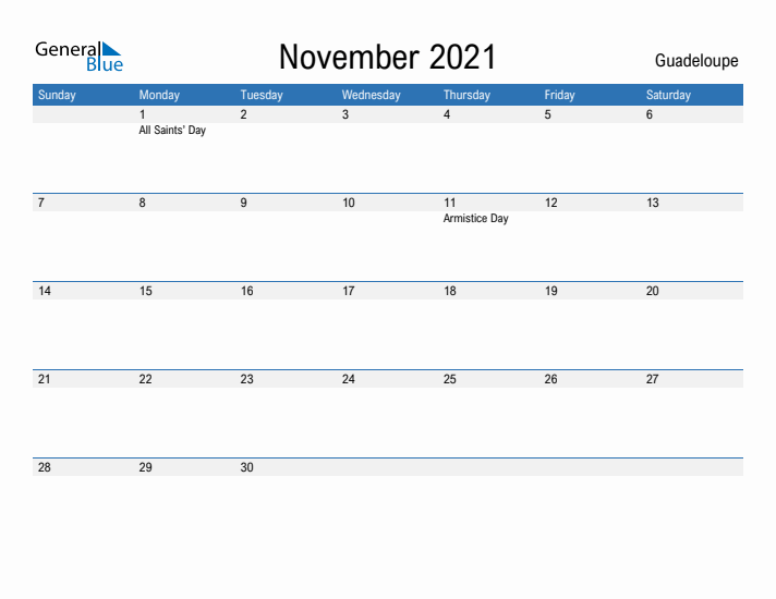 Fillable November 2021 Calendar