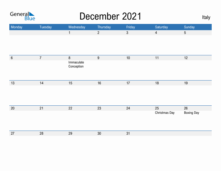 Fillable December 2021 Calendar