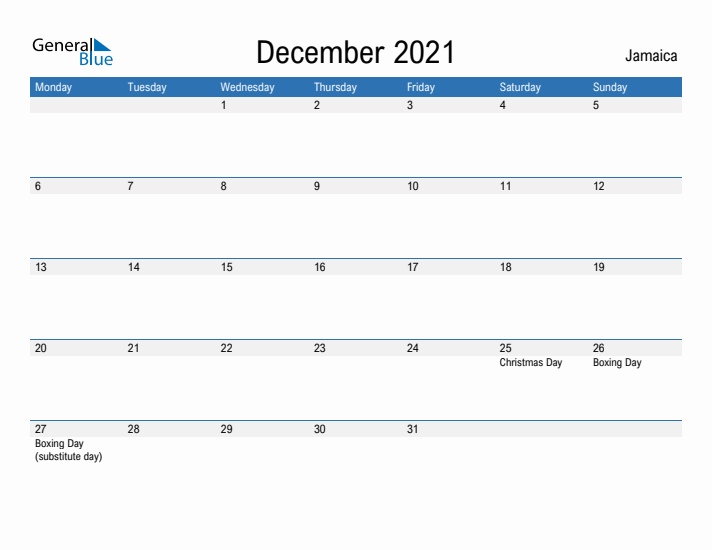 Fillable December 2021 Calendar