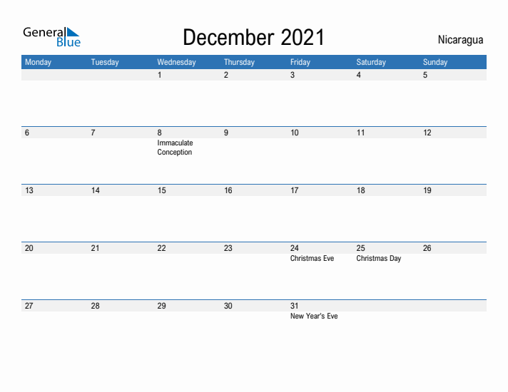 Fillable December 2021 Calendar