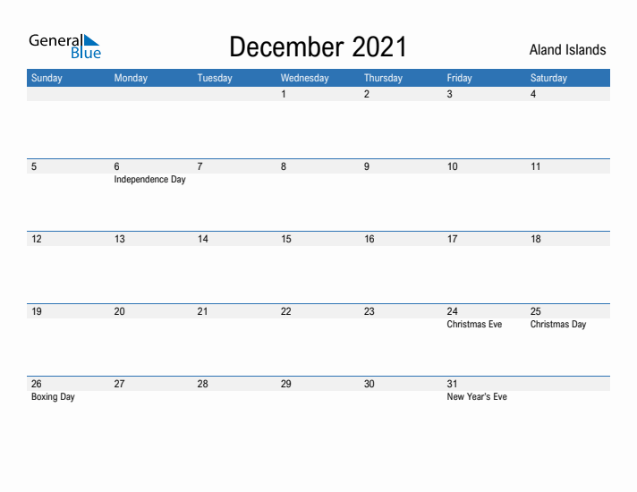 Fillable December 2021 Calendar