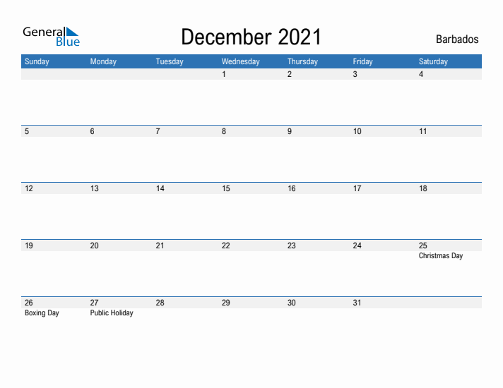 Fillable December 2021 Calendar