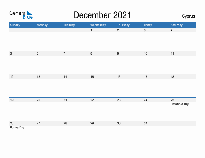 Fillable December 2021 Calendar