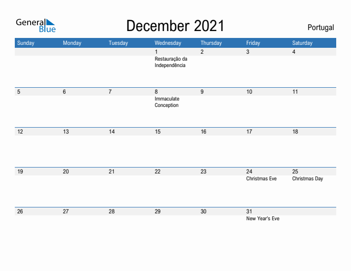 Fillable December 2021 Calendar