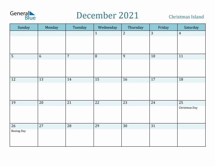 December 2021 Calendar with Holidays