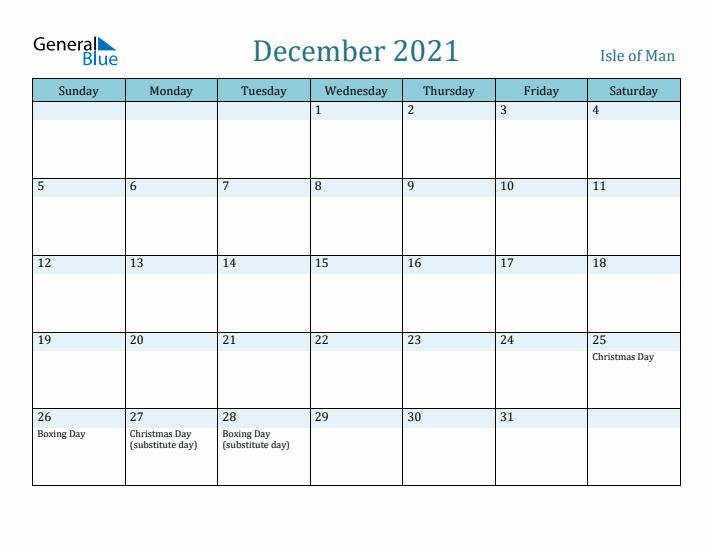 December 2021 Calendar with Holidays