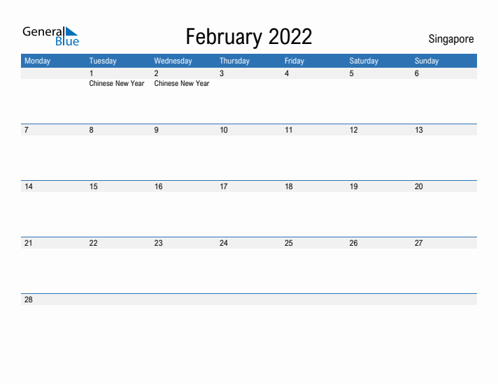 Fillable February 2022 Calendar