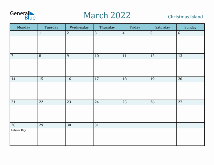 March 2022 Calendar with Holidays