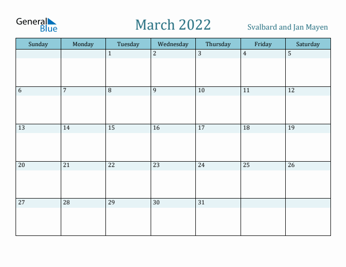 March 2022 Calendar with Holidays