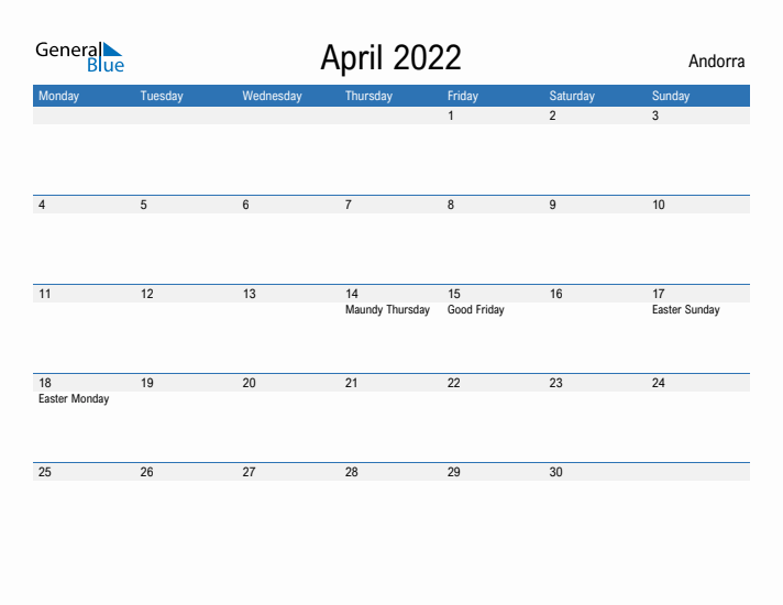 Fillable April 2022 Calendar