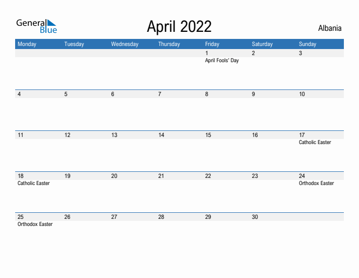 Fillable April 2022 Calendar