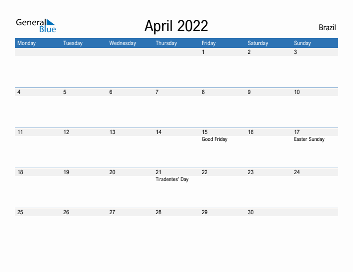 Fillable April 2022 Calendar