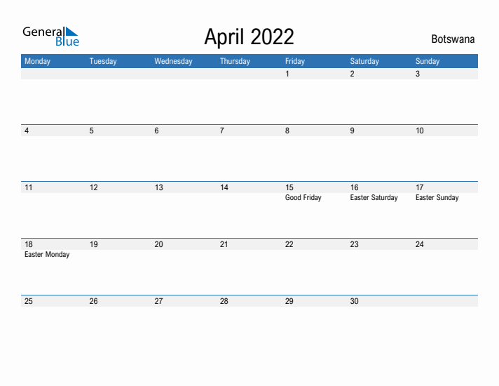 Fillable April 2022 Calendar