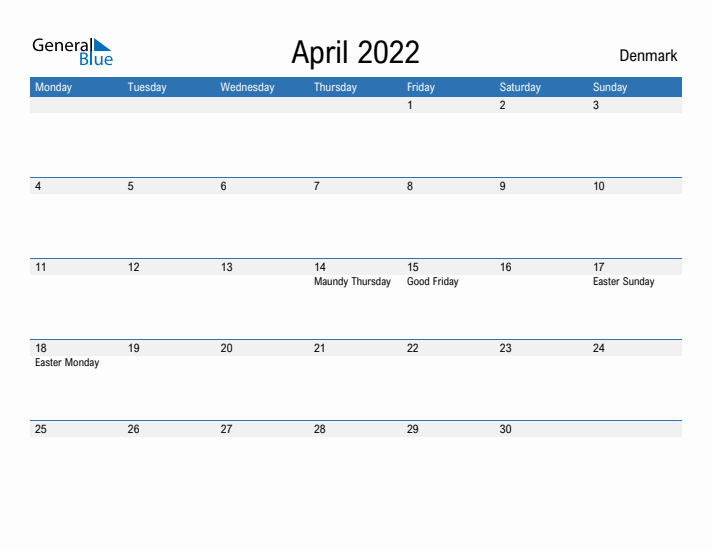 Fillable April 2022 Calendar