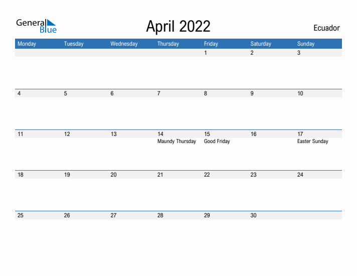 Fillable April 2022 Calendar