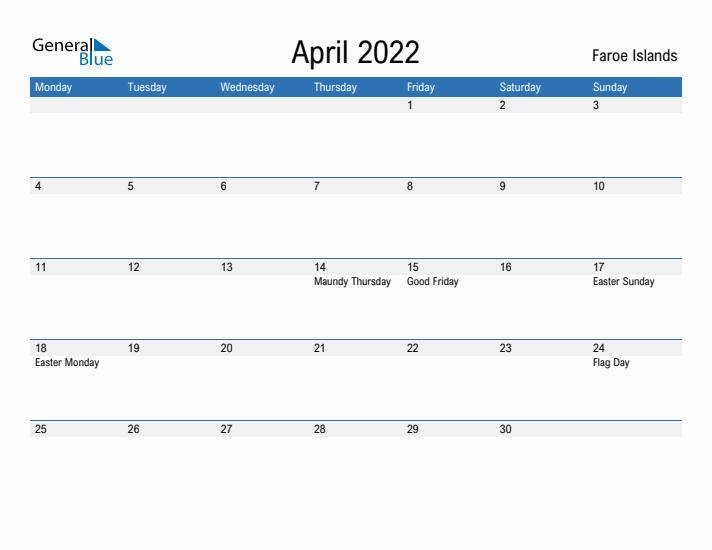 Fillable April 2022 Calendar