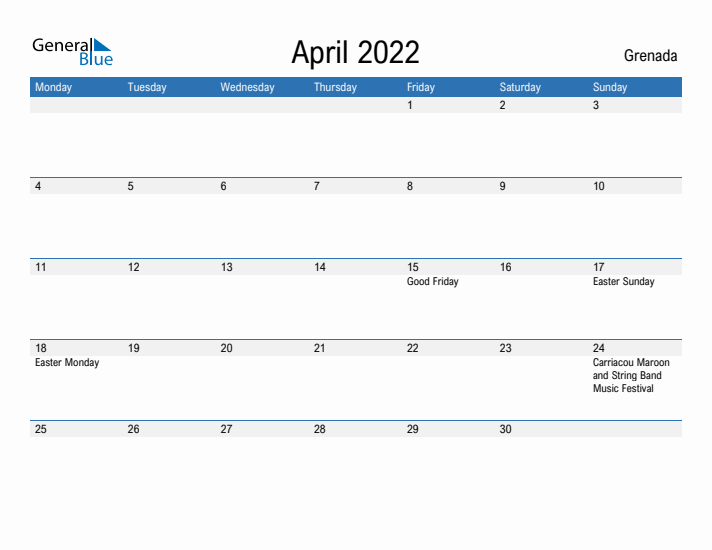 Fillable April 2022 Calendar