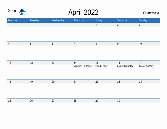 Fillable April 2022 Calendar