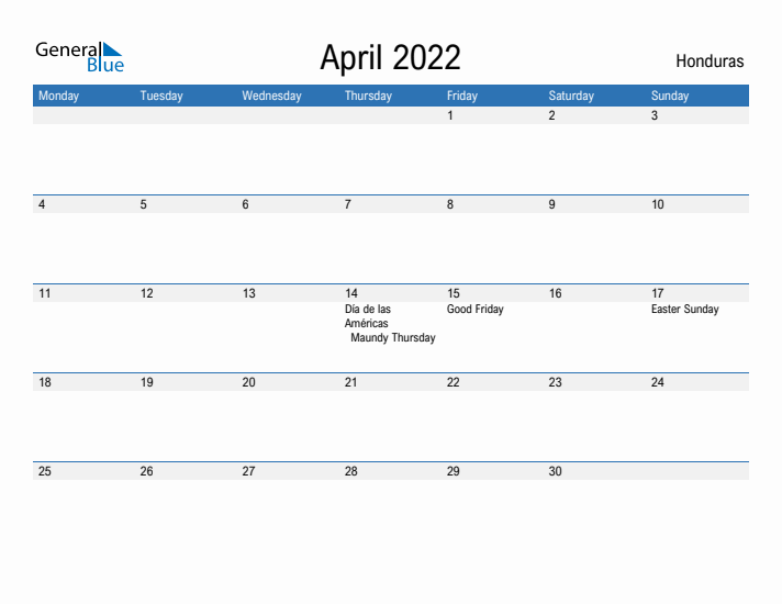 Fillable April 2022 Calendar