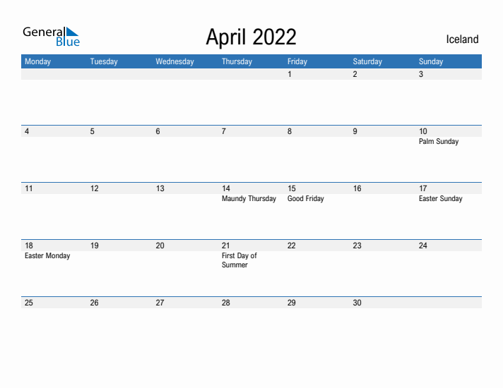 Fillable April 2022 Calendar