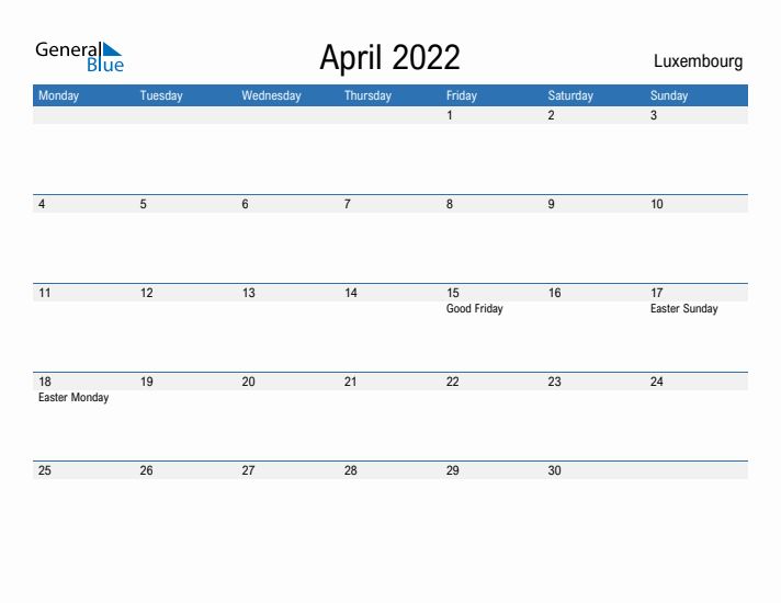 Fillable April 2022 Calendar