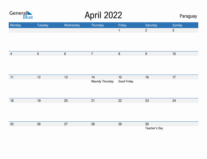 Fillable April 2022 Calendar