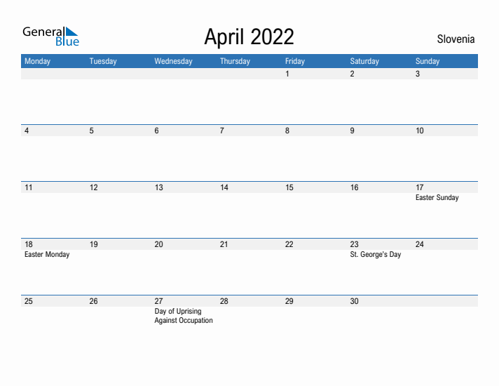 Fillable April 2022 Calendar