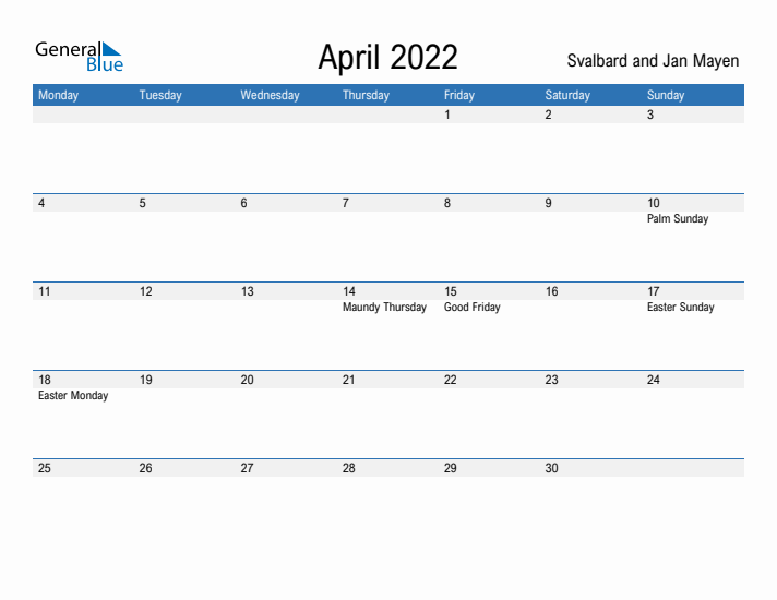 Fillable April 2022 Calendar