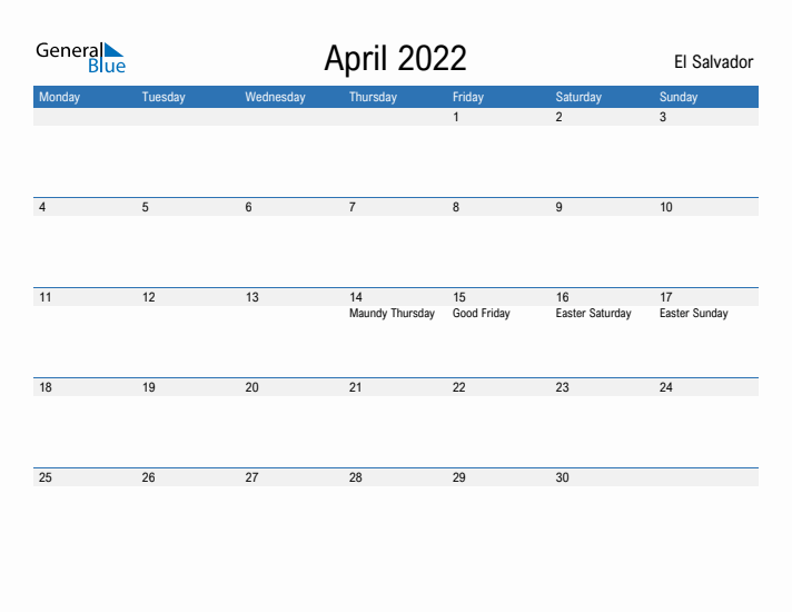 Fillable April 2022 Calendar