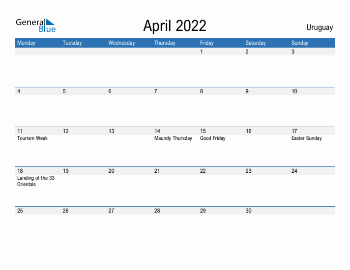 Fillable April 2022 Calendar