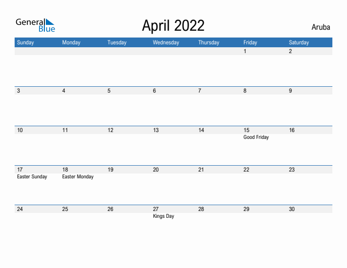 Fillable April 2022 Calendar