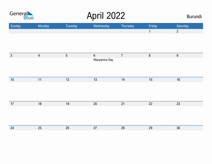 Fillable April 2022 Calendar