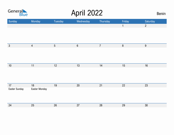 Fillable April 2022 Calendar