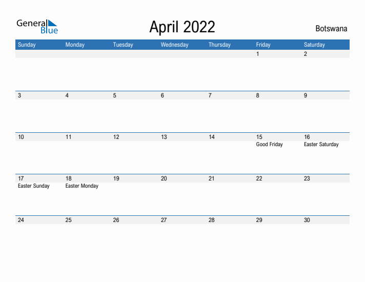 Fillable April 2022 Calendar