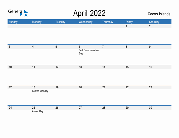 Fillable April 2022 Calendar